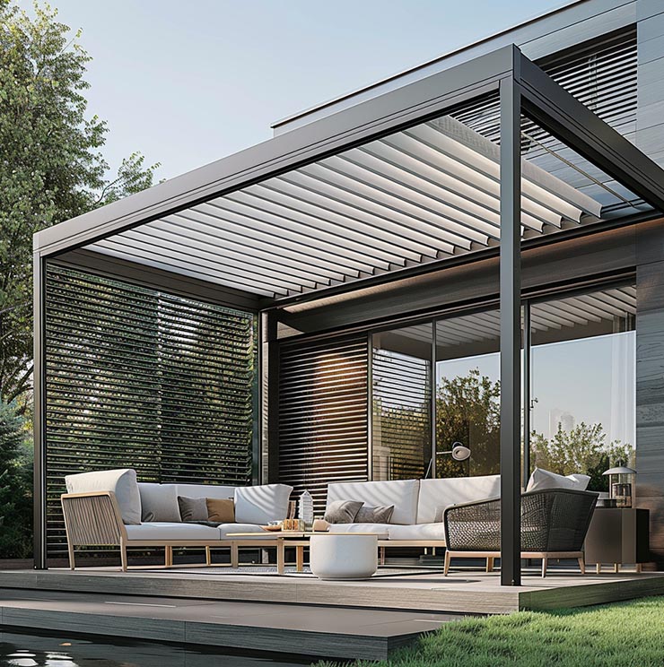 bioklimatikus pergola